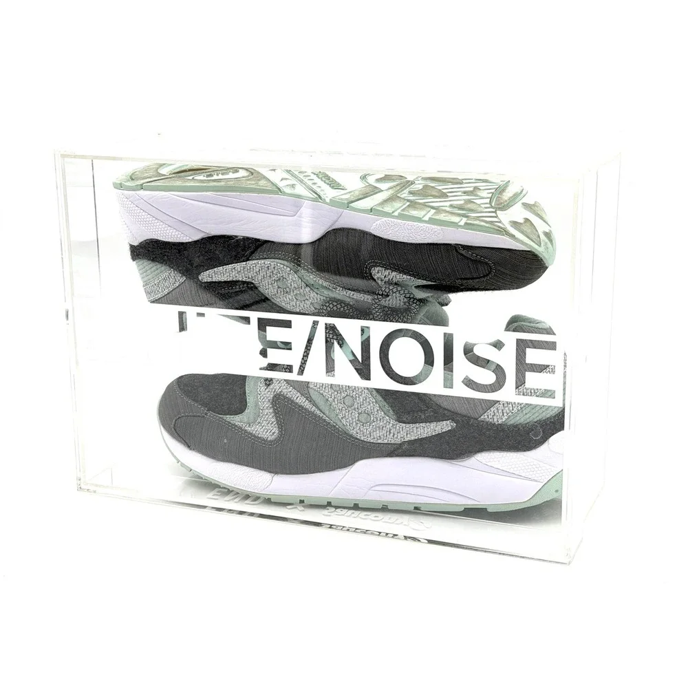 END x Saucony Grid 9000 White Noise Grey Mint Sneakers S70231-1 Mens 11 Used